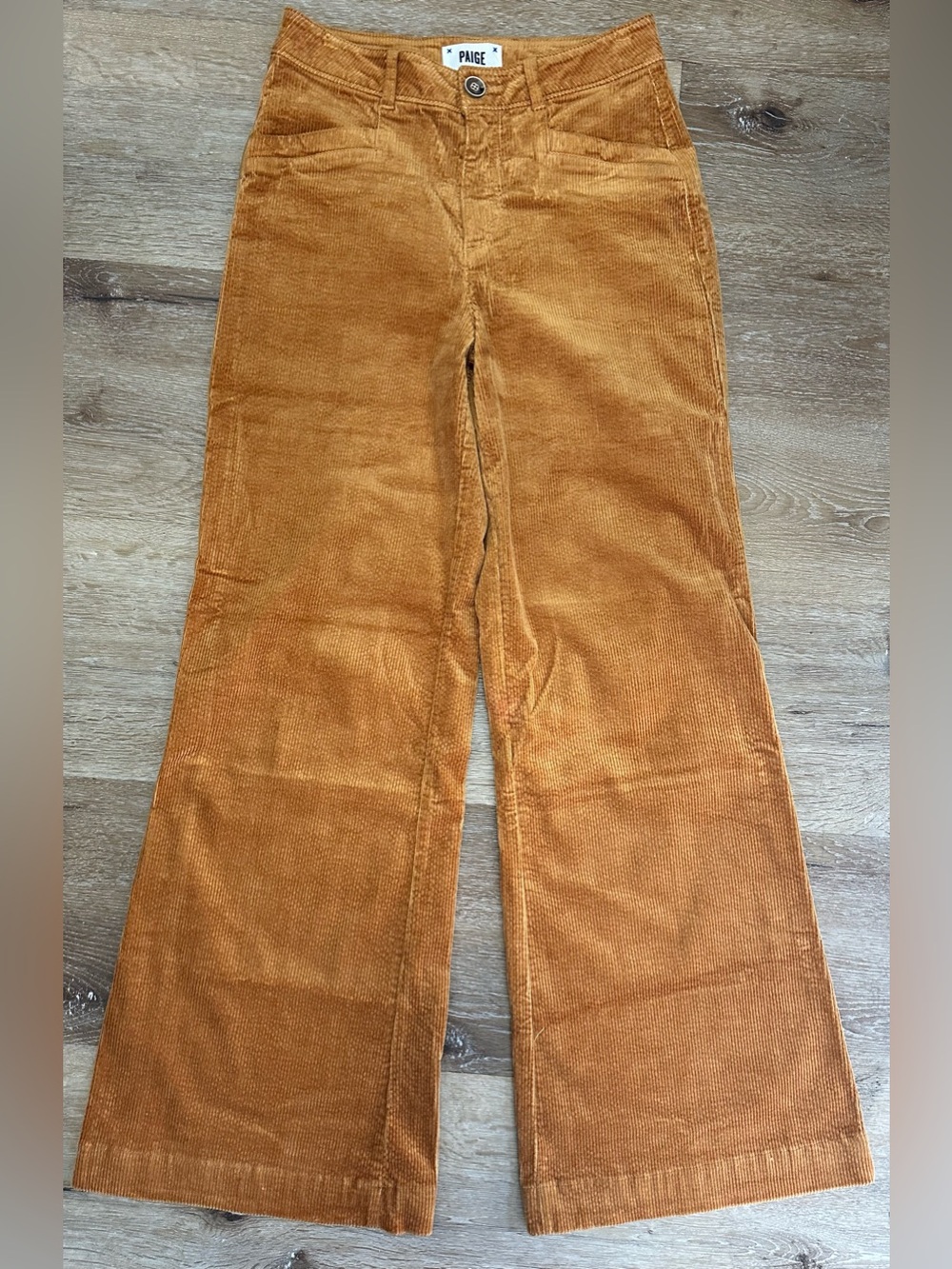 PAIGE Leenah Wide-Leg Corduroy Pants